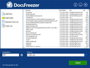 DocuFreezer - náhled
