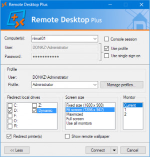 Remote Desktop Plus - náhled
