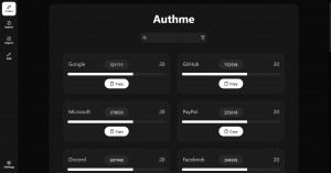 Authme - náhled