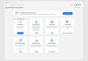 Norton Private Browser - náhled