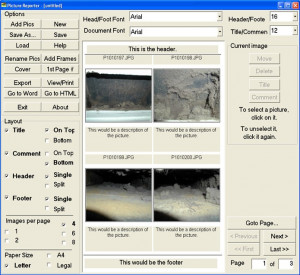 Picture Reporter - náhled