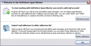 SoftInform SpamBlocker - náhled