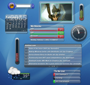 Stardock DesktopX - náhled