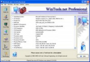 WinTools.net Professional - náhled