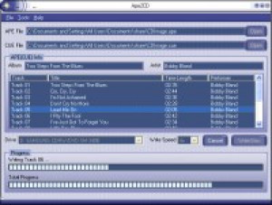 Ape2CD - náhled