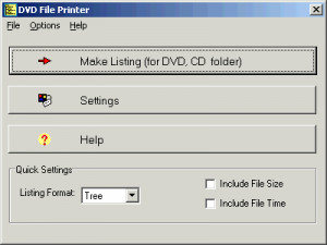 DVD File Printer - náhled