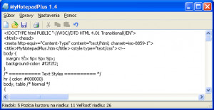 My Notepad Plus - náhled