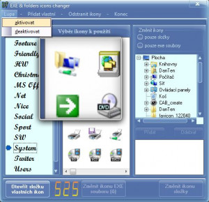 Exe & Folder Icons Changer  - náhled
