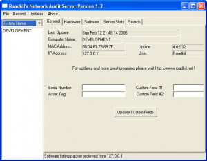 Roadkil's Audit - náhled