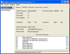 Roadkil's Audit - náhled