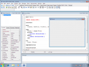 Lazarus IDE - náhled