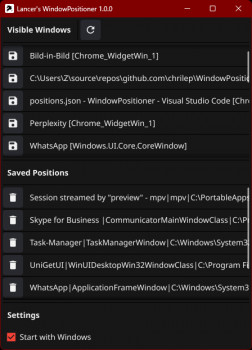WindowPositioner - náhled