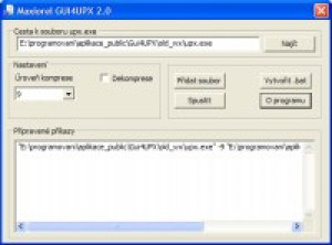 Maxiorel GUI4UPX - náhled