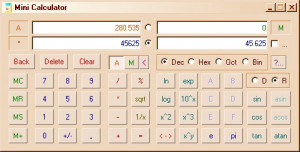 Mini Calculator - náhled