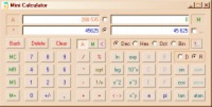 Mini Calculator - náhled