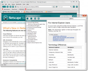 Netscape - náhled