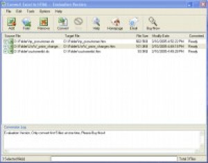 Convert Excel to HTML - náhled