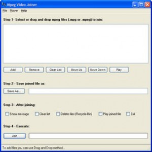 Mpeg Video Joiner - náhled