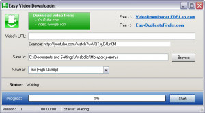 Easy Video Downloader - náhled