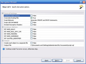 DMT SQL Decryptor - náhled
