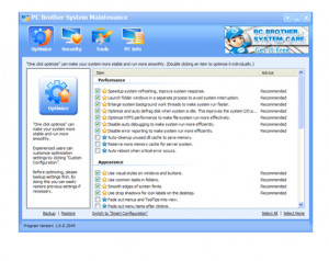 PC Brother System Maintenance Free - náhled