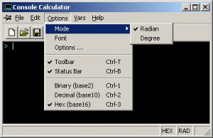 Console Calculator - náhled