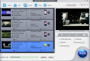 WinX HD Video Converter Deluxe - náhled