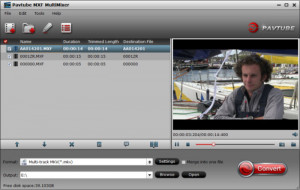Pavtube MXF MultiMixer - náhled