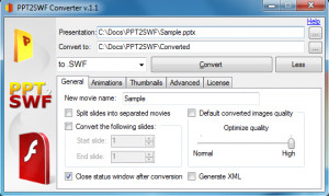 PPT2SWF Converter - náhled