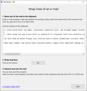 MailWrap  - náhled