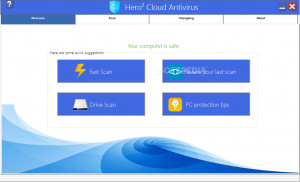 Hero Cloud Antivirus - náhled