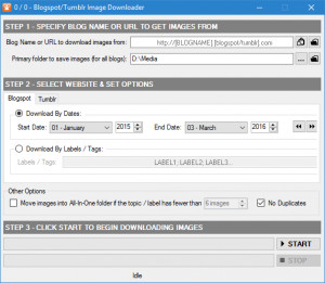 Blogspot Image Downloader  - náhled