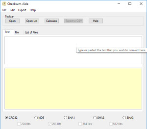 Checksum-Aide - náhled