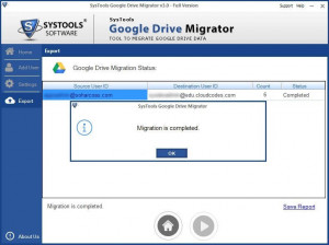 SysTools Google Drive Migrator - náhled