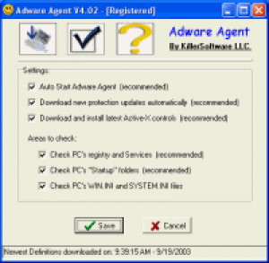 Adware Agent - náhled