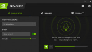 NVIDIA Broadcast - náhled