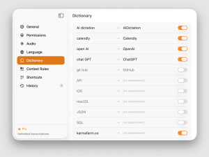 AIDictation - náhled