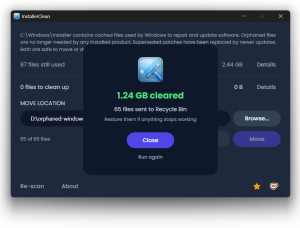 InstallerClean - náhled