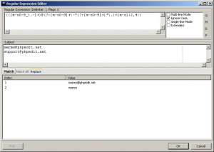 Regular Expression Editor - náhled