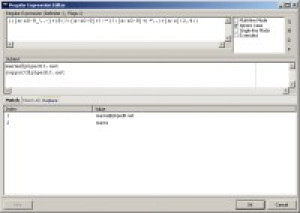 Regular Expression Editor - náhled