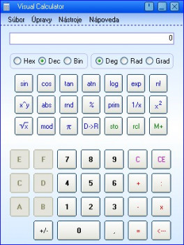 Visual Calculator - náhled