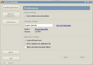 Quick Uninstaller - náhled