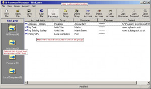 BB Password Manager - náhled