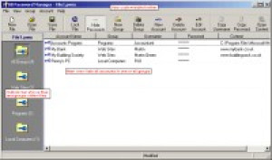 BB Password Manager - náhled