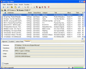 MP3-Tag-Editor - náhled
