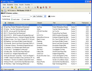 MP3-Tag-Editor - náhled