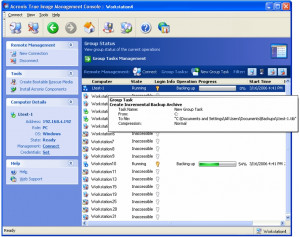Acronis True Image Echo Workstation - náhled