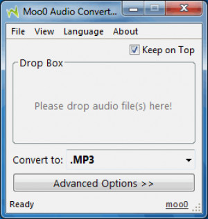 Moo0 AudioTypeConverter - náhled