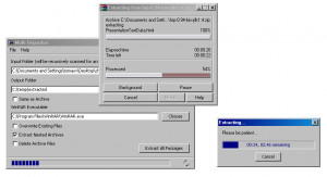 Multi Unpacker - náhled