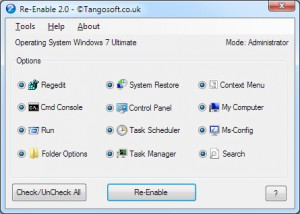Re-Enable - náhled